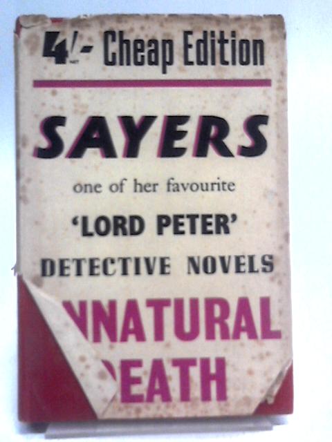 Unnatural Death By Dorothy L. Sayers
