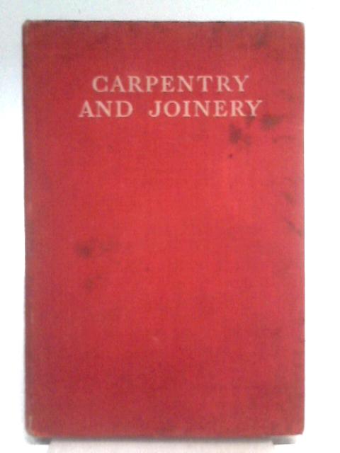 The New Builder's Handbook on Carpentry & Joinery. By S. H. Glenister