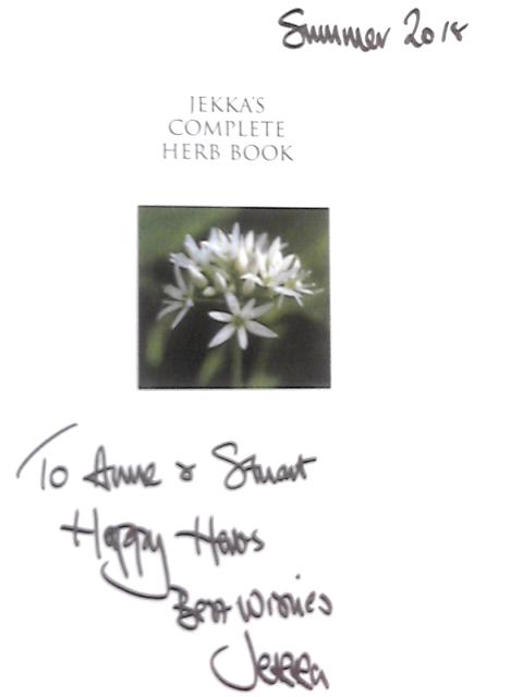 Jekka's Complete Herb Book By Jekka McVicar