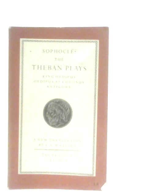 The Theban Plays By Sophocles