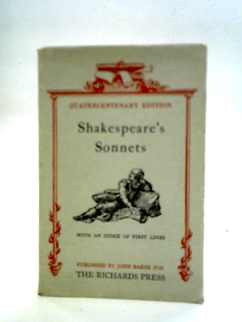 Shakespeare's Sonnets By William Shakespeare