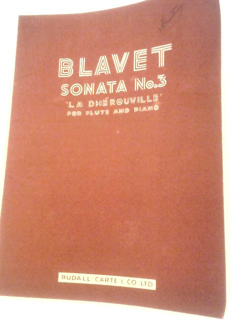 Sonata No. 3: "La Dhérouville", for Flute and Piano By Michel Blavet