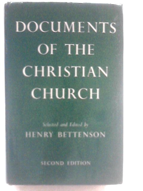 Documents of the Christian Church (no.125) By Henry Bettenson