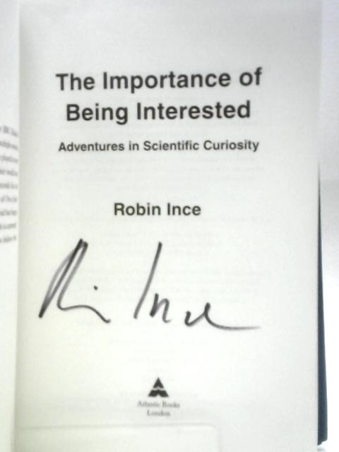 The Importance of Being Interested By Robin Ince