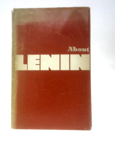 About Lenin von George Hana Et Al. (Eds.)