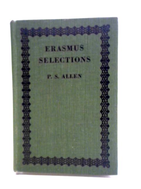 Selections from Erasmus par P. S. Allen