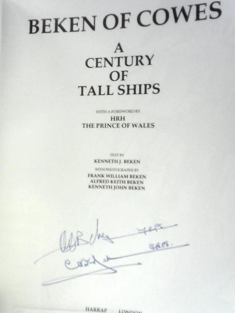 Beken of Cowes: A Century of Tall Ships von Kenneth John Beken