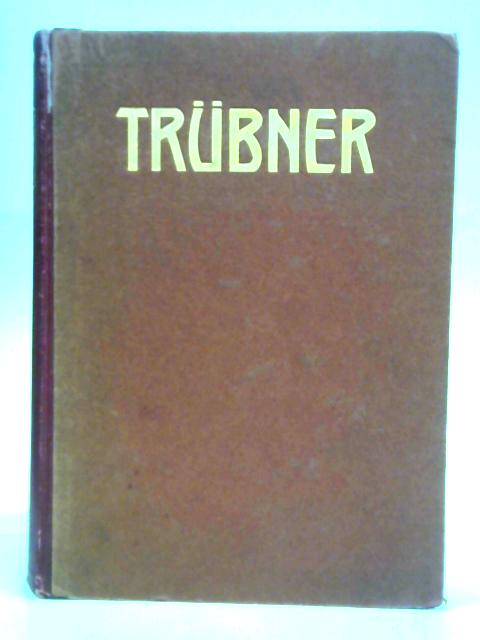 Trubner Des Meisters Gemalde By Jos. Aug Beringer (Hrsg.)