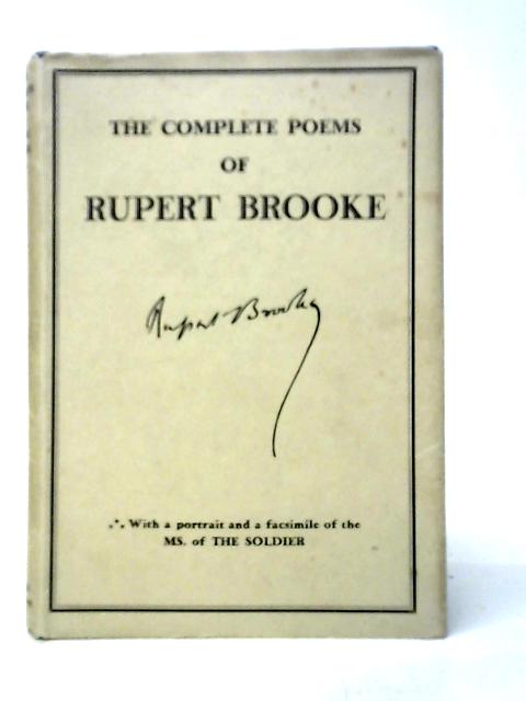 The Complete Poems of Robert Brooke By Robert Brooke