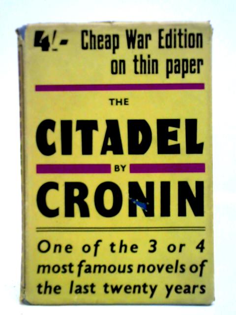 The Citadel By A. J. Cronin