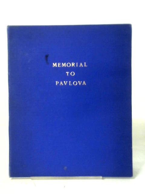 Memorial to Pavlova par E. P. C. Amphlett (Preface)