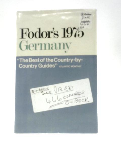 Fodor's Germany, West and East von Eugene Fodor