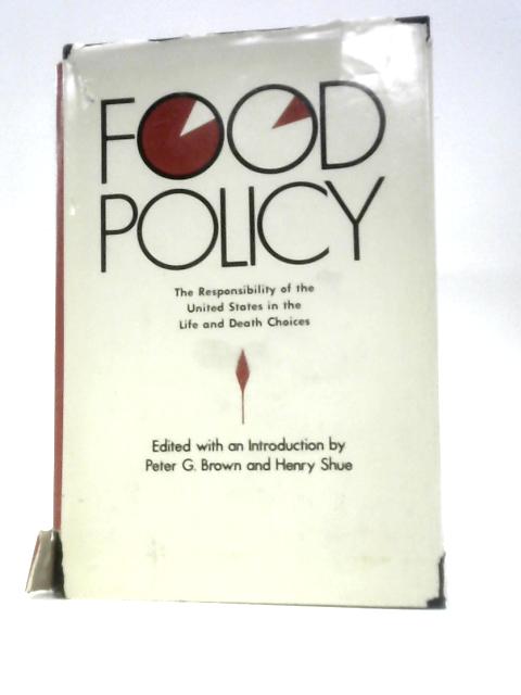 Food Policy von Peter G.Brown