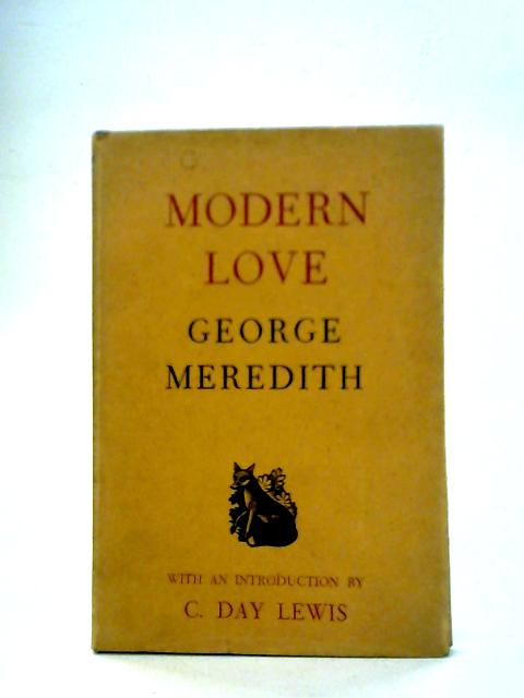 Modern Love By George Meredith