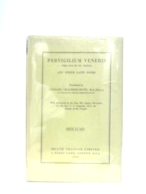 Pervigilium Veneris By Leonard Chalmers-Hunt