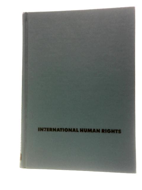 International Human Rights By Frank Newman and David Weissbrodt