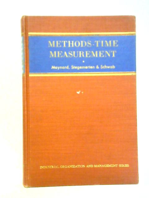 Methods-Time Measurement By Harold B. Maynard et al