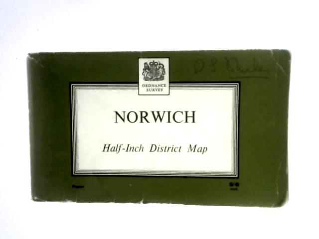Norwich: Sheet 39, Half-Inch District Map By Unstated
