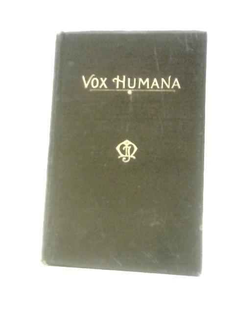 Vox Humana- Poems By John Mills