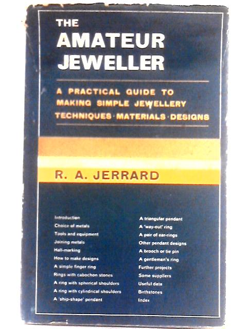 The Amateur Jeweller By R. A. Jerrard