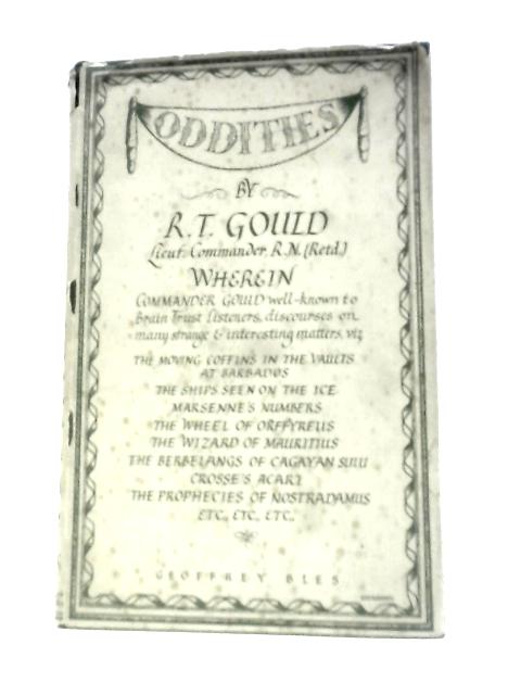 Oddities von Rupert T. Gould