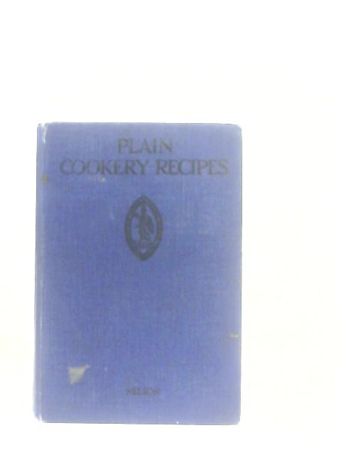 Plain Cookery Recipes von Anon