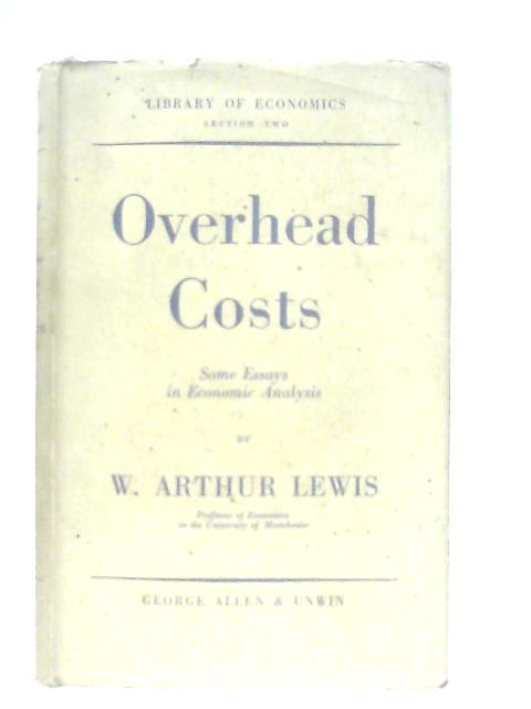 Overhead Costs par William Arthur Lewis