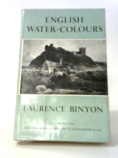 English Water Colours von Binyon, Laurence