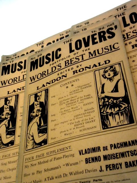 Music Lovers' Portoflio of the World's Best Music No. 16-20 By Unstated