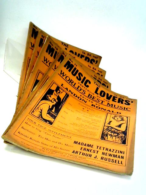 Music Lovers' Portoflio of the World's Best Music No. 11-15 By Landon Ronald Ed.