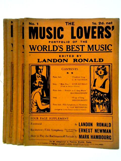Music Lovers' Portoflio of the World's Best Music No. 1-5 By Landon Ronald (ed.)