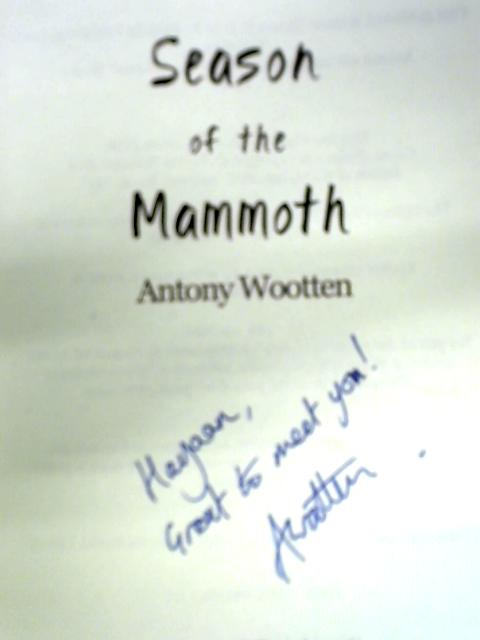 Season of the Mammoth par Antony Wootten