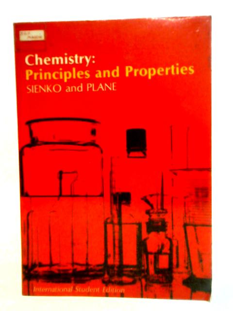 Chemistry Principles and Properties By Michell J. Sienko and Robert A. Plane