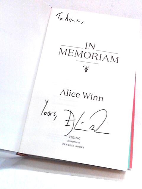 In Memoriam By Alice Winn