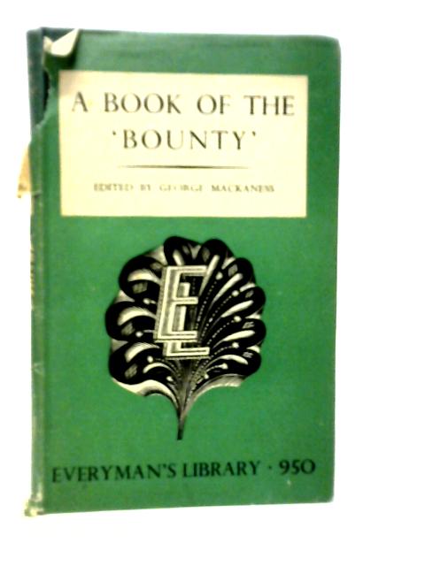 A Book of the Bounty von William Bligh