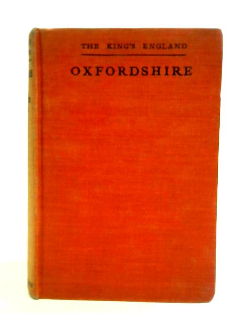 Oxfordshire By Arthur Mee (ed.)