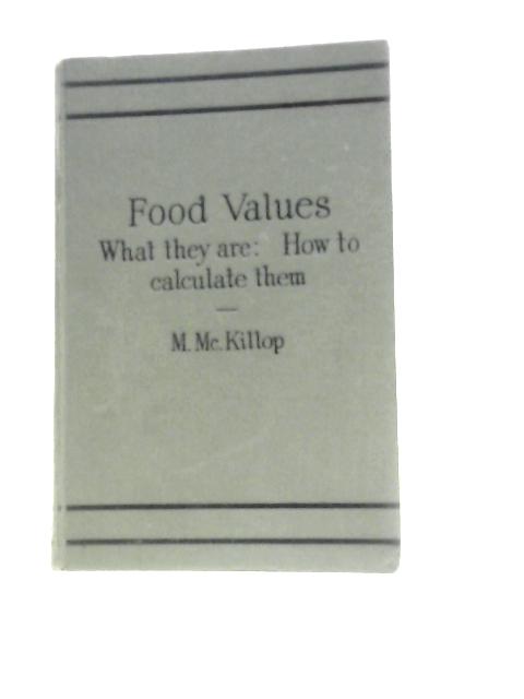 Food Values What They Are And How To Calculate Them By Margaret Mckillop