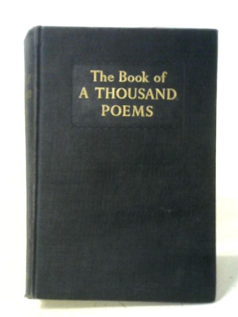 The Book of a Thousand Poems von Various