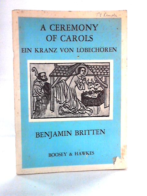 A Ceremony of Carols By Benjamin Britten