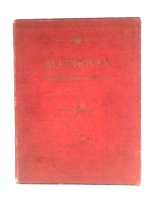 Beethoven Sonatas for Pianoforte: Volume I By Beethoven