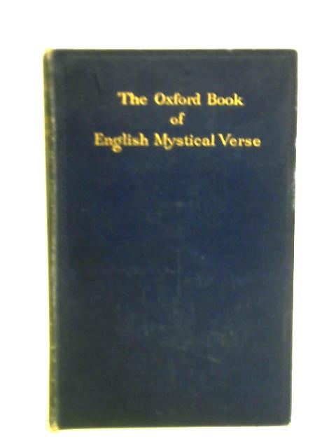 Oxford Book Of English Mystical Verse par D. H. S. Nicholson