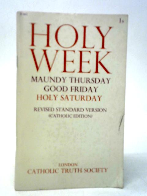 Holy Week By Various
