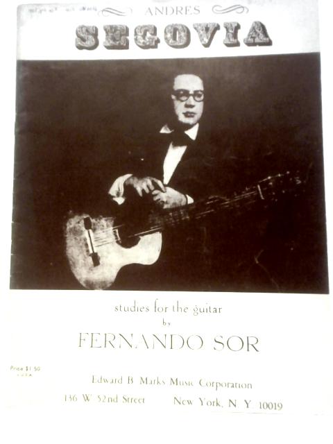 Andres Segovia - Twenty Studies for the Guitar von Fernando Sor