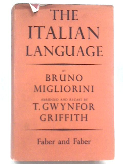 The Italian Language By Bruno Migliorini