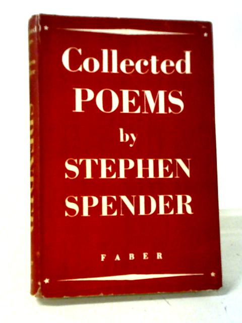 Collected Poems 1928-1953 By Stephen Spender