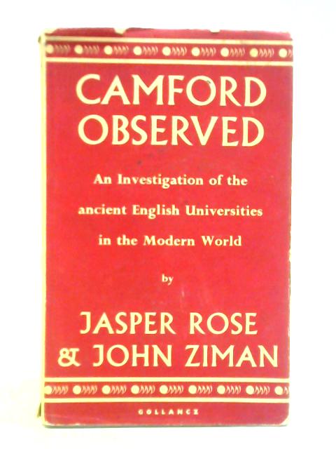 Camford Observed par Jasper Rose & John Ziman
