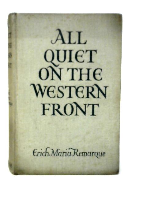 All Quiet on the Western Front par Erich Maria Remarque
