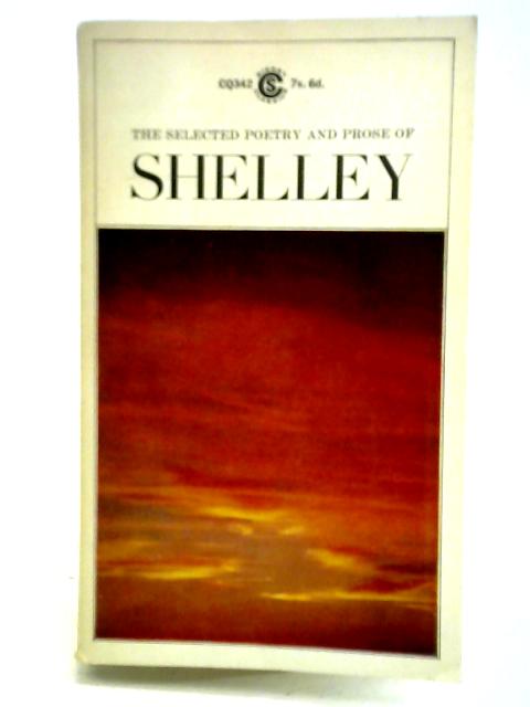 Percy Bysshe Shelley Selected Poetry By Harold Bloom (ed.)