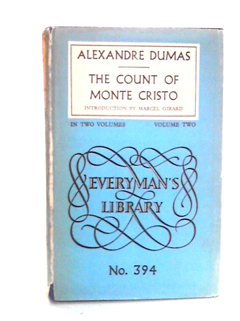 The Count of Monte Cristo, Vol II By Alexandre Dumas
