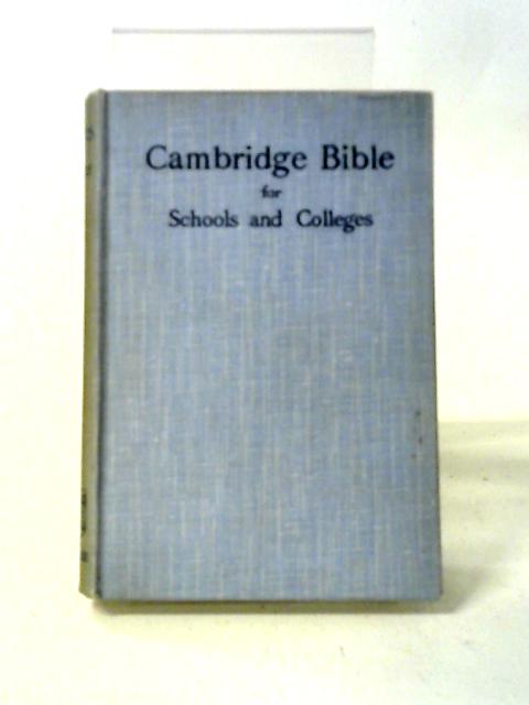 The Book Of Judges: In The Revised Version With Introduction And Notes (Cambridge Bible For Schools And Colleges) By G. A Cooke